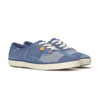 【Keds】CHAMPION DENIM PATCHWORK CHARM 經典拼接單寧布面休閒鞋(WF69024 拼接單寧設計)