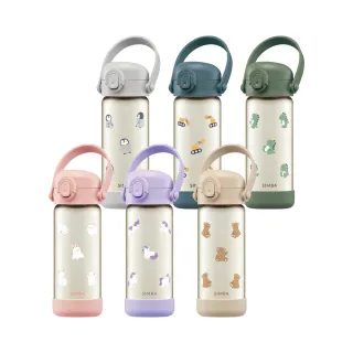 【Simba 小獅王辛巴官方直營】年度新品★鉑金PPSU兒童水壺400ml(順順杯/直飲/吸管/幼兒園水壺)