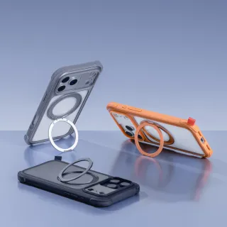 【MAGEASY】iPhone 17 Odyssey Stand M 超軍規防摔磁吸支架手機殼(iPhone 17/Air/Pro/Pro Max)