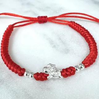 昕頤珠寶馬上有錢平安足銀墜鍊