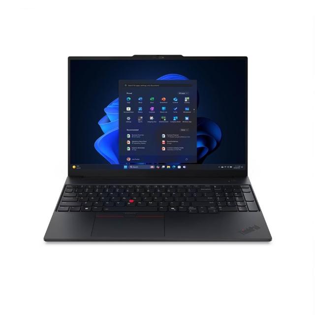 【ThinkPad 聯想】+500G外接SSD★16吋R5 商用筆電(E16/R5-7535U/16G/1TB SSD/W11H/2年保)