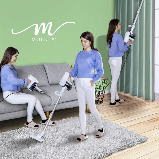 【MOLIJIA 魔力家】超值配件14件組-髒吸吸手持除蹣有線吸塵器/除螨/氣旋式(BY010059A)