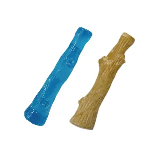 【Petstages】耐咬史迪克2件組 S 寵物玩具 薄荷原木風味 小型犬適用 潔牙 耐咬 狗玩具
