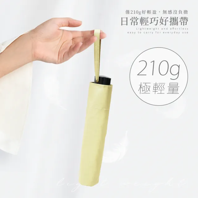 【雨之情】抗UV極致潑水三折碳纖折疊傘(雨傘/大傘面/摺疊傘/輕量傘/大傘/手開傘/防曬/防風雨傘)