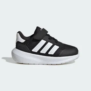 【adidas 愛迪達】運動鞋 童鞋 小童 兒童 魔鬼氈 X_PLRPATH EL I 黑白 JP7806(C5405)