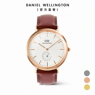 【Daniel Wellington】Classic Multi Eye 40mm 多眼小藍針皮革錶帶手錶(多款可選)