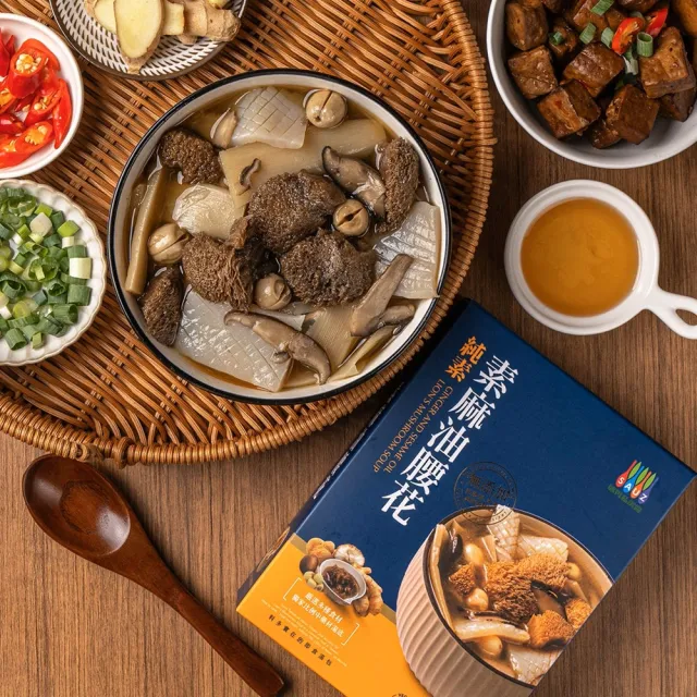 【毓秀私房醬】台式素肉燥 泰式素打拋肉 素麻油腰花(三款各1盒)