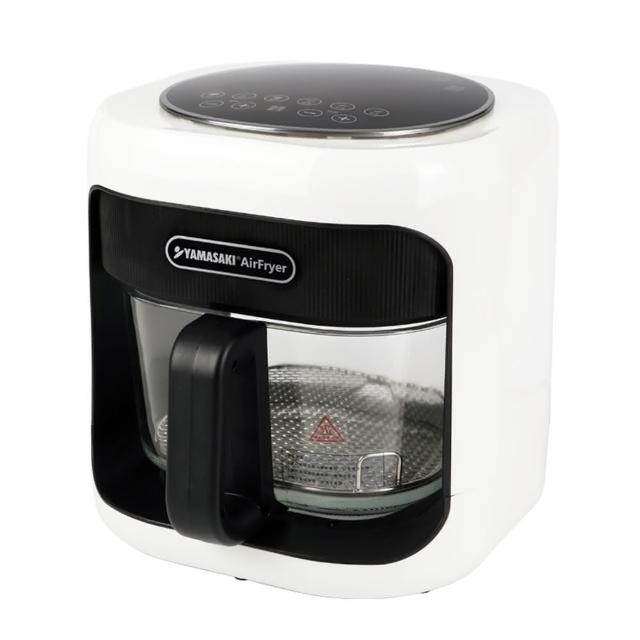 【山崎】4.3L透視玻璃遠紅外線氣炸鍋SK-F1(贈 耐熱隔熱墊)