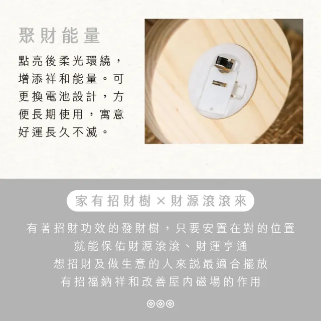 【CaiJinDian 綵金殿】水晶許願發財樹(水晶樹 招財樹 轉運 風水 過爐加持)