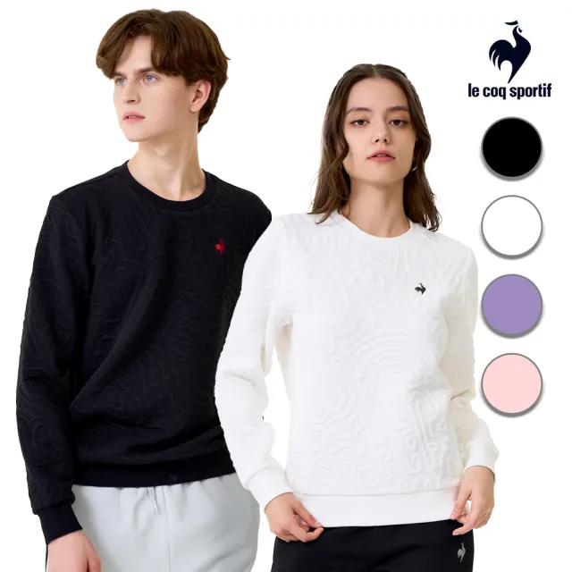 【LE COQ SPORTIF 公雞】圓領T恤 男女款 4色 LWW23323