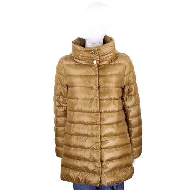 【HERNO】AMELIA 20D 義大利精品 長版立領車縫線羽絨外套-3色可選(羽絨衣 外套)