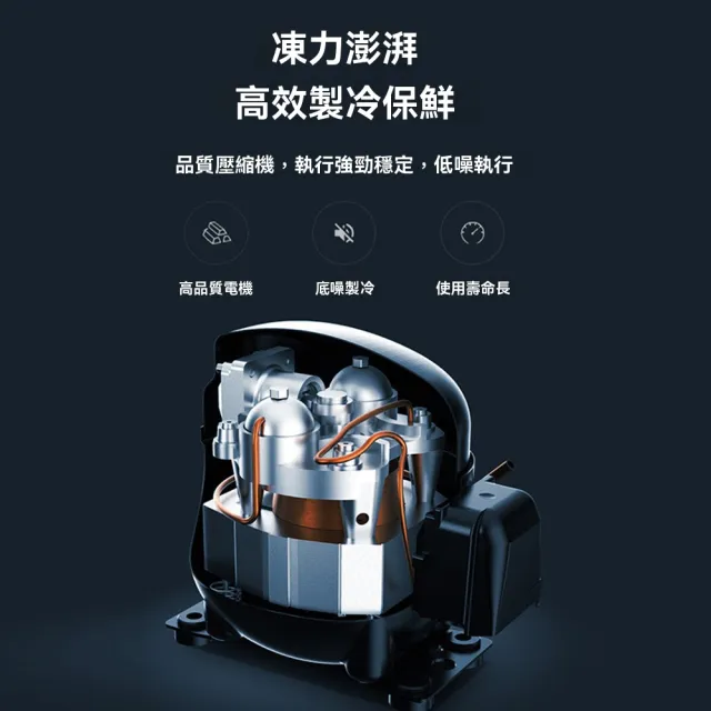 【諾必行】家用雙開門冰箱 立式冰箱 75公升(立式冷藏櫃 冷藏櫃 冷凍櫃 節能低效 隔板可拆)