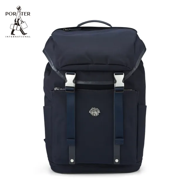 【PORTER INTERNATIONAL】都會尊爵DUKE後背包(藍)