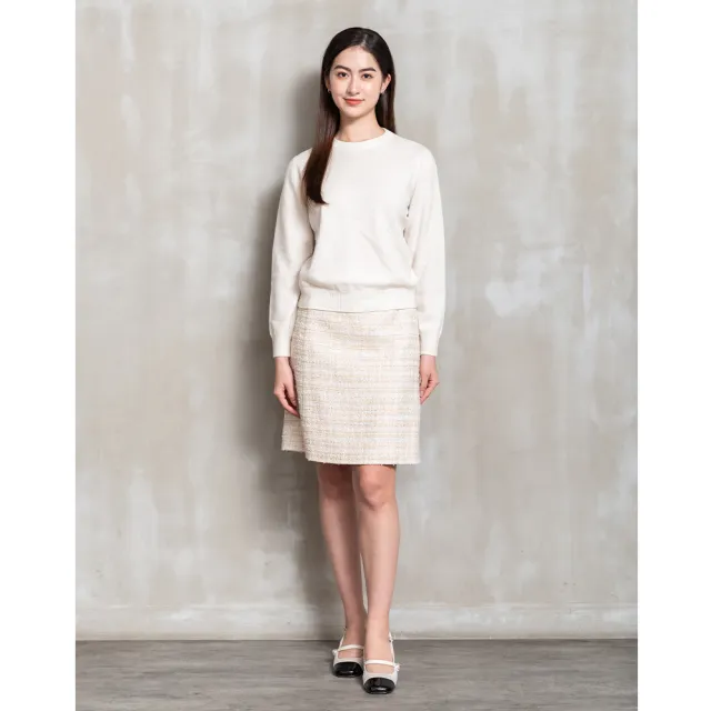 【perng yuh 芃諭名品】柔風輕拂 花紗 A字 短裙(2025 AW Collection|4C秋冬新品上市)