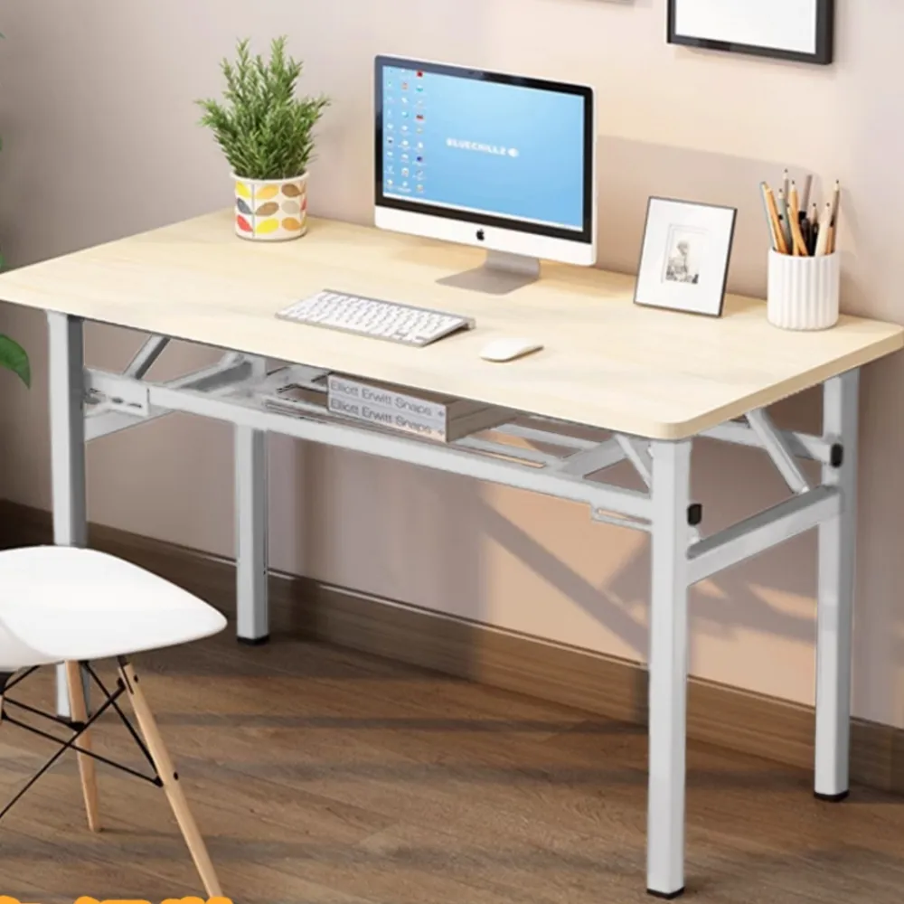 【Ashley House】100CM免安裝萬用雙層摺疊桌摺疊書桌會議桌(拜拜桌/餐桌/客廳桌/書桌/電腦桌)