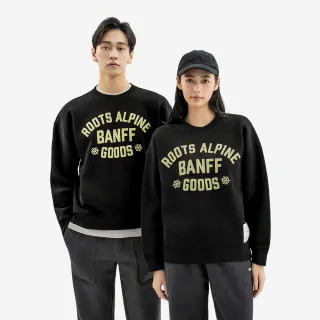【Roots】Roots中性-NORTHERN PEAKS BANFF 圓領上衣(黑色)