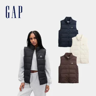 【GAP】女裝 立領背心外套-多色任選(791282)
