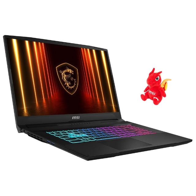 【MSI 微星】▲特仕版 17吋i7電競筆電(Katana 17 HX B14WFK-203TW/i7-14650HX/24G/1T SSD/RTX5060-8G/W11)