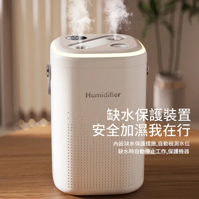 【ANTIAN】已接入米家APP 智能防乾燒水氧機 氛圍燈霧化加濕器 空氣清淨機 1.3L