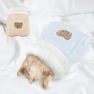 【貓本屋】加厚暖絨保暖寵物睡袋