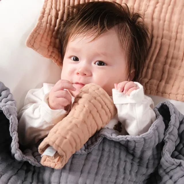 【L’Ange棉之境】9層純棉紗布浴巾/蓋毯 70x95cm(多款可選)