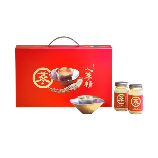 【老協珍】人蔘精禮盒14入x3盒(60ml/入 郭富城代言 養氣人蔘 送禮 保健禮盒 中秋禮盒)