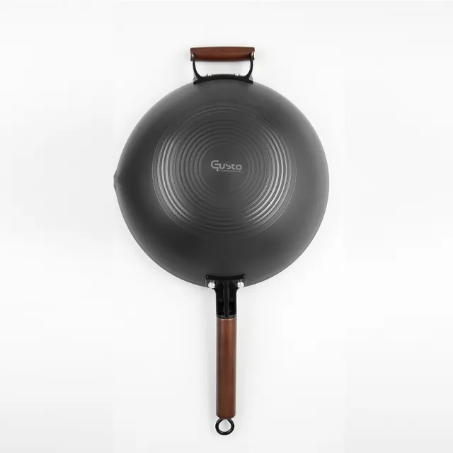 【GUSTO】藍鋼窒化炒鍋32cm(免開鍋 GUSTO3.0)