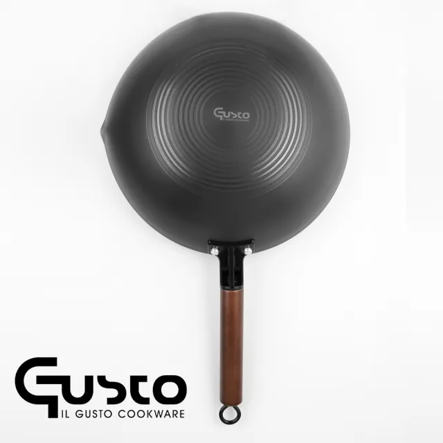 【GUSTO】藍鋼窒化炒鍋26cm(免開鍋 GUSTO3.0)