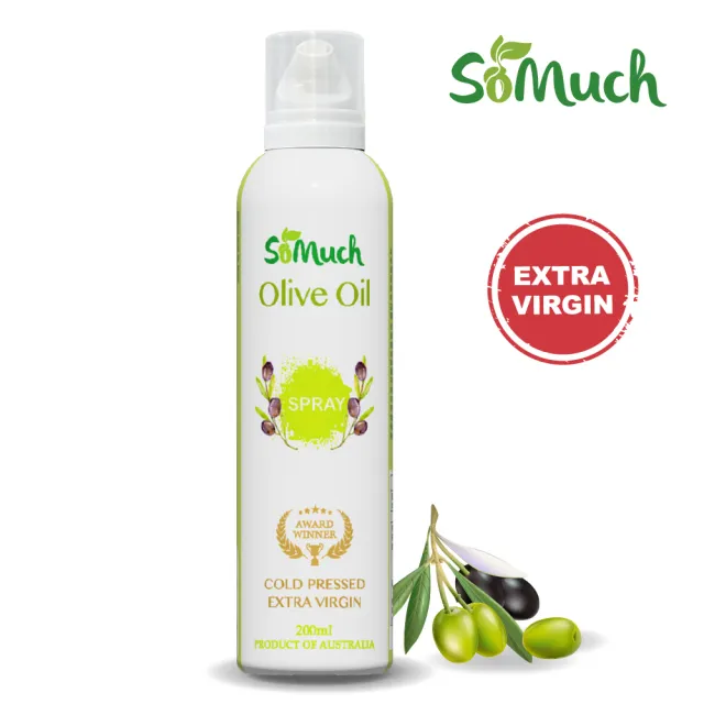 【壽滿趣】Somuch澳洲頂級冷壓初榨橄欖油噴霧/噴油瓶200ml(200ml)