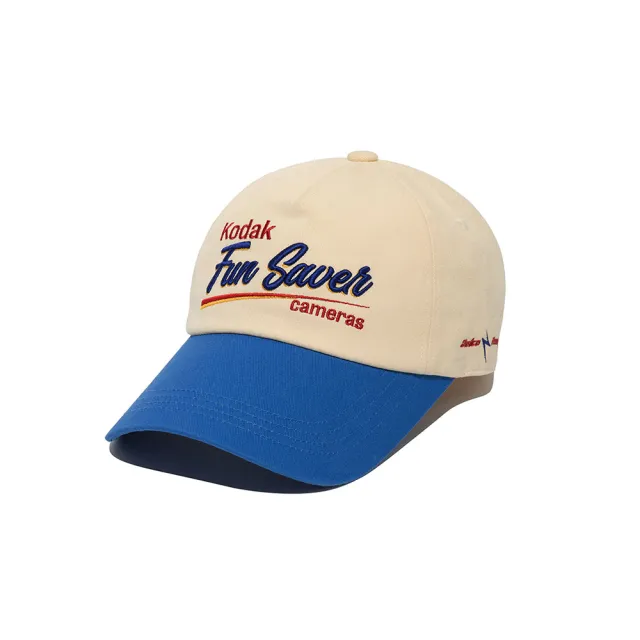 【Kodak Apparel】柯達 獨家款 Funsaver 寬版拼色棒球帽 兩色任選(K5243XCP41)