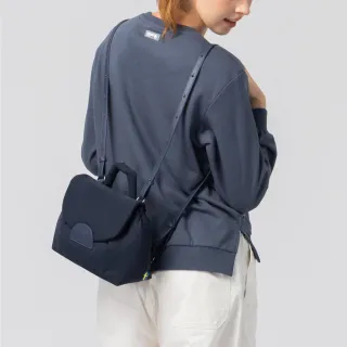 【moz】瑞典 駝鹿 防潑水 雲朵 四用酒窩包(海軍藍)