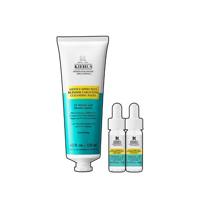 【Kiehl’s 契爾氏】官方直營 2%水楊酸三合一淨痘潔膚乳125ml(Kiehl’s/新品上市/抗痘/減少痘痘粉刺)