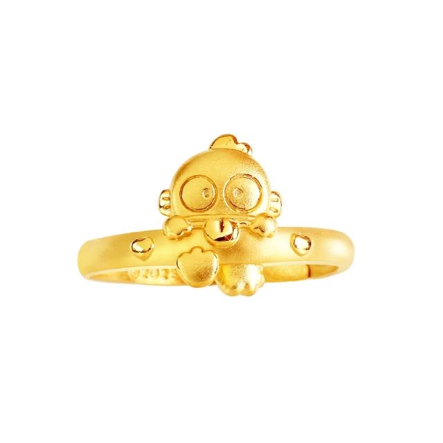 【2sweet 甜蜜約定】閃亮初登場人魚漢頓純金戒指 約重0.91錢(甜蜜約定人魚漢頓金飾)