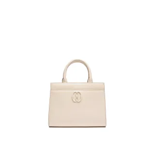 【BALLY】官方直送 BALLY  EMBLEM 簡約白 斜背/手提方包