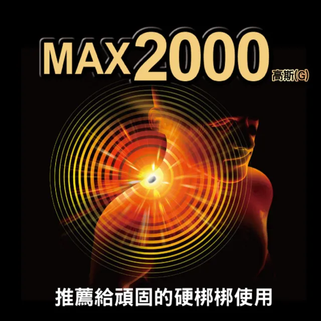 【易利氣】磁力貼 大範圍型 2000高斯(12粒/盒_共五盒)
