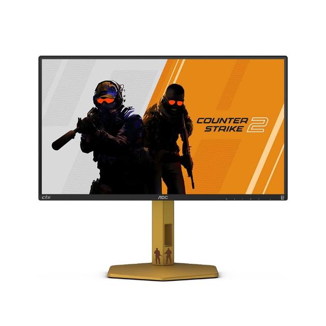 【AOC】《絕對武力 2》限定 CS25G 25型 IPS FHD 21:9 310Hz 可旋轉電競螢幕(0.3ms/G-Sync/HDMI/DP/USB)