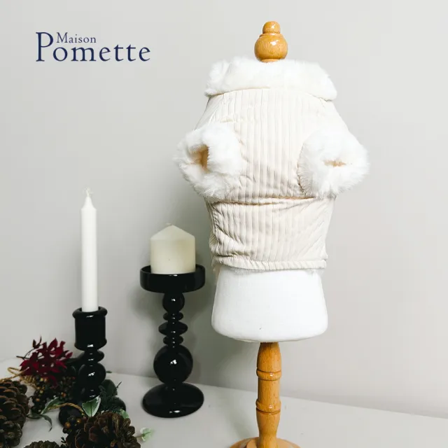 【Maison Pomette】奶油花語毛絨 狗狗衣服 XS-XL(瑪頌·波美特)