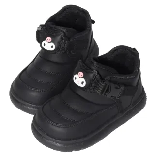 【Ann’S】Ann’S正版三麗鷗授權-KUROMI酷洛米 防臭鞋墊柔軟兒童短靴2cm(黑)