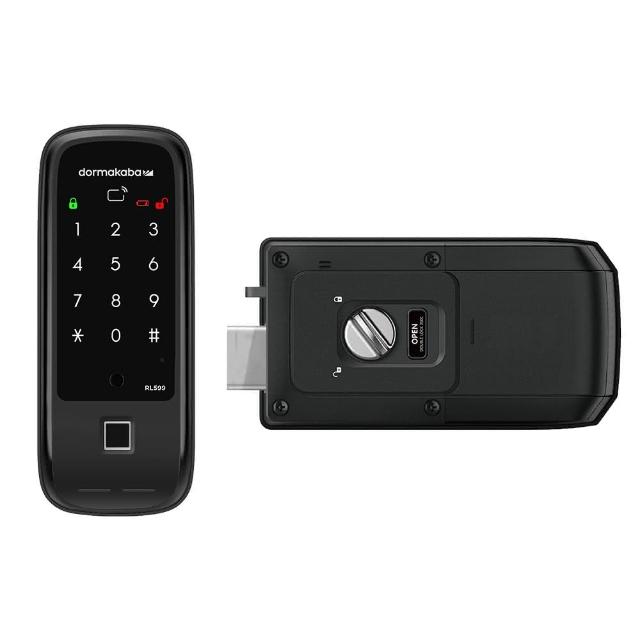 【Dormakaba】RL599+ 六合一輔助電子鎖 指紋 卡片 密碼 鑰匙 藍芽 遠端 電子門鎖(原廠公司貨 含基本安裝)