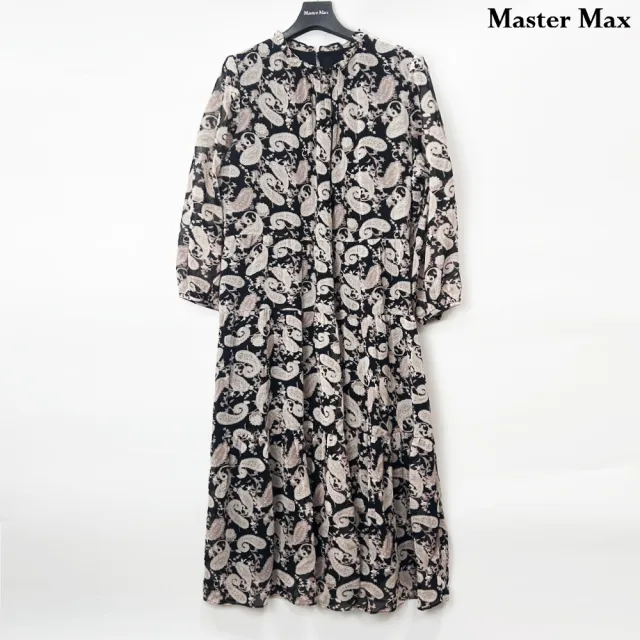 【Master Max】花邊立領邀鬆緊變形蟲長洋(8521004)