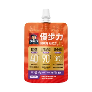 【QUAKER 桂格】優步力關鍵專利配方60gx6包x1盒