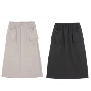 【NEW BALANCE】NB 雙口袋長裙_NWF36222GR_NWF36222DKG_女性_灰色/深灰色(亞版 版型正常)