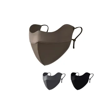 【KT BIKER】防風口罩 黑/灰/咖啡 2入(保暖口罩 防寒 3D立體口罩 騎車口罩 口罩 面罩)