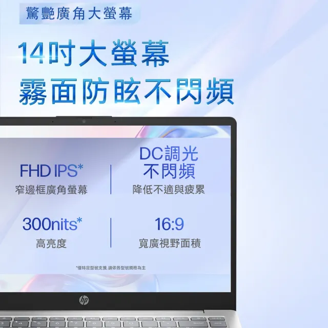 【HP 惠普】14吋Ryzen 3 7320U輕薄效能筆電(14-em0231AU/R3-7320U/8G/512G SSD/Win11/極地白)