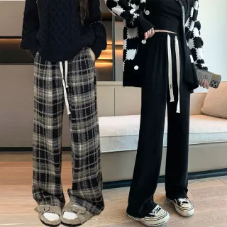 【AS 梨卡】買一送一 5款可選 寬褲 長裙 直筒褲 百搭休閒款 多色可選 長褲 長裙(長褲 長裙)