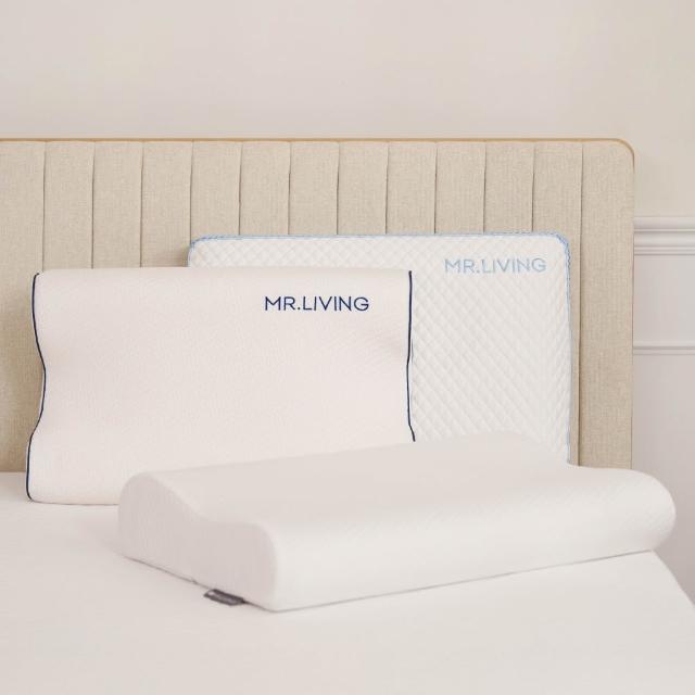 【MR. LIVING 居家先生】買一送一 減壓記憶枕系列/枕頭 任選(涼感枕/蝶型枕/高低枕)