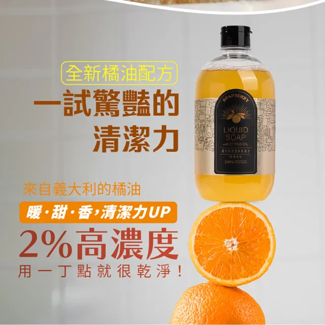 【古寶無患子】2瓶入義大利古製果油脂皂1000g 原味/橘油 任選組(黑皂液/橄欖皂液/去油汙/居家清潔)