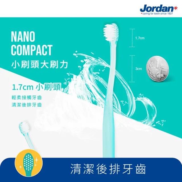 【Jordan】超纖細迷你頭牙刷 12入盒裝(共12入 超軟毛)
