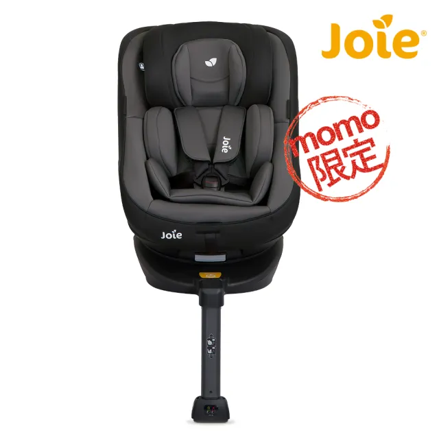 【Joie】spin360 isofix 0-4歲全方位安全座椅/旋轉汽座(黑色/momo獨家款)