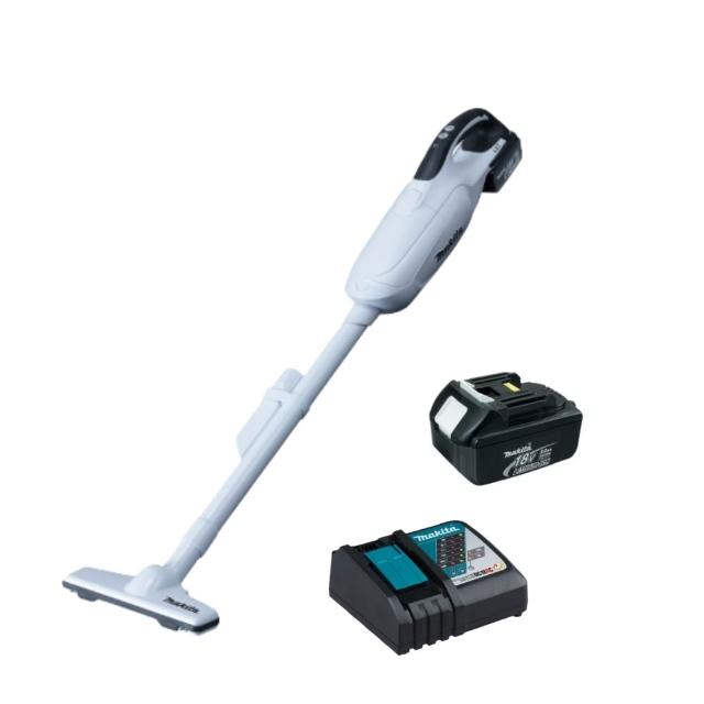 MAKITA 牧田 18V吸塵器 DCL182FRFW，輕便設計僅重1.3kg，搭載無刷馬達提升吸力與耐用性，適用於短毛地毯與一般清潔，乾式使用，適合居家與輕度清潔需求，本月主打商品，提供長效保固
